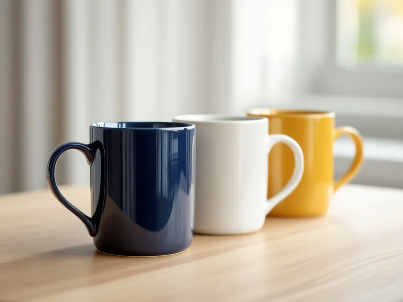 Mugs céramique classiques en gros, couleurs unies