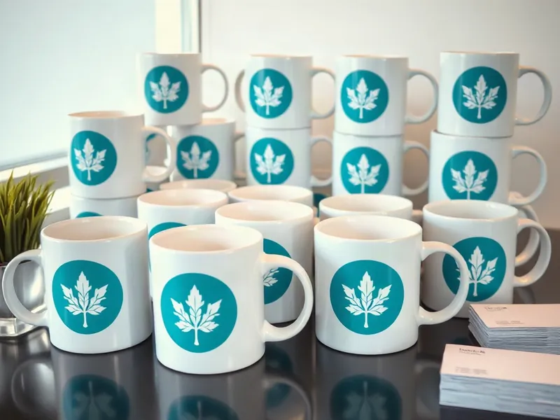 Mugs publicitaires personnalisés avec logo d'entreprise